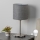 Eglo - LED Tafellamp TUNJA 1xE27/60W/230V 26,5 cm mat chroom/grijs