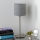 Eglo - LED Tafellamp TUNJA 1xE27/60W/230V 38,5 cm mat chroom/grijs