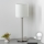 Eglo - LED  Tafellamp TUNJA 1xE27/60W/230V 38,5 cm mat chroom/wit