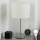 Eglo - LED  Tafellamp TUNJA 1xE27/60W/230V 38,5 cm mat chroom/wit