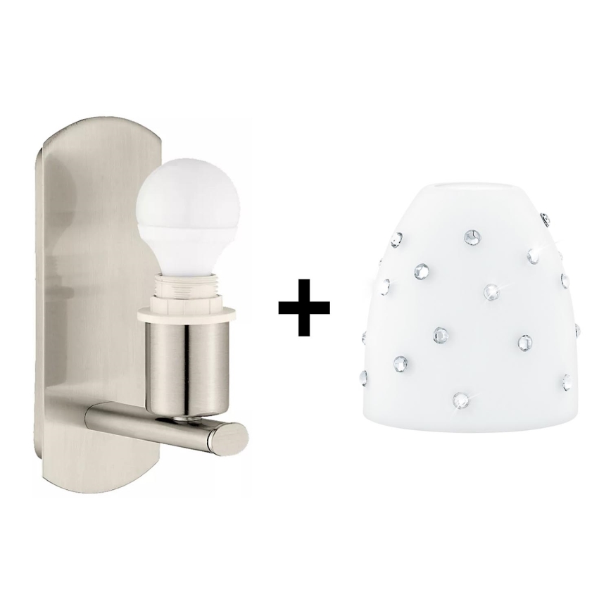 Eglo - LED wand verlichting MY CHOICE 1xE14/4W/230V mat chroom/wit
