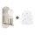 Eglo - LED wand verlichting MY CHOICE 1xE14/4W/230V mat chroom/wit