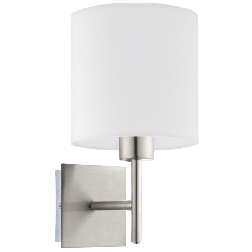 Eglo - LED wand verlichting TUNJA 1xE27/60W/230V mat chroom/wit