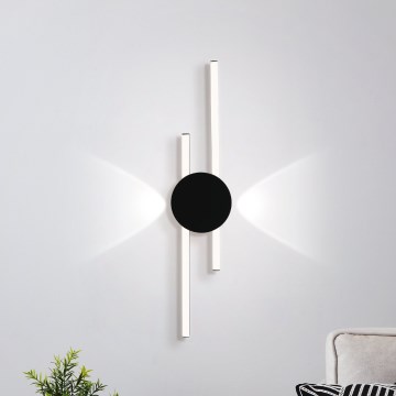 Eglo - LED-wandlamp LED/20W/230V + LED/0,91W zwart