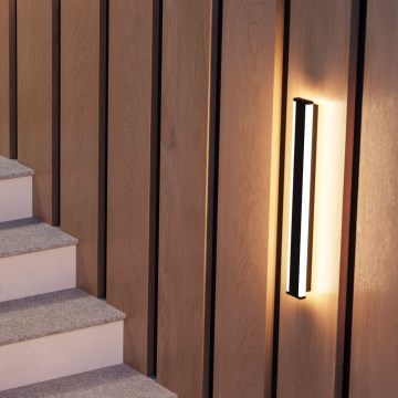 Eglo - LED Wandlamp voor buiten 2xLED/7W/230V 3000K IP55 zwart