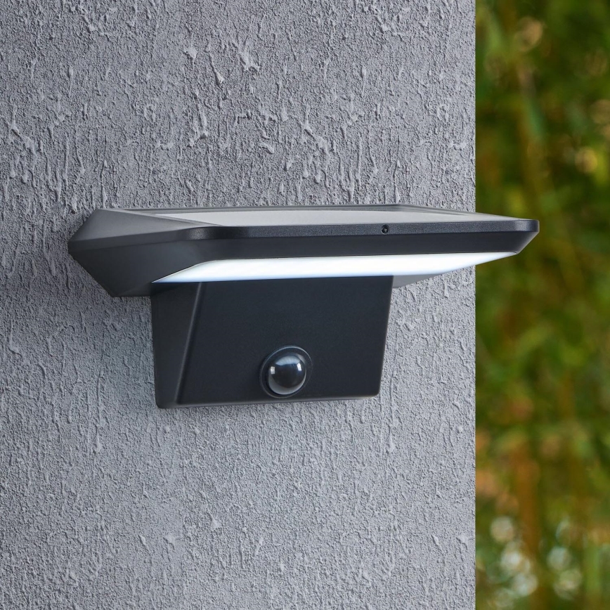 Eglo - LED zonne-wandlamp met sensor LED/20W/3,7V 2000 mAh IP44