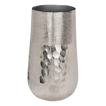 Eglo - Metalen vaas 28x16 cm zilver