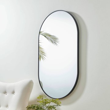 Eglo - muur spiegel 100x60 cm zwart