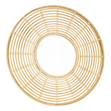 Eglo - muur spiegel diameter 55 cm bamboe