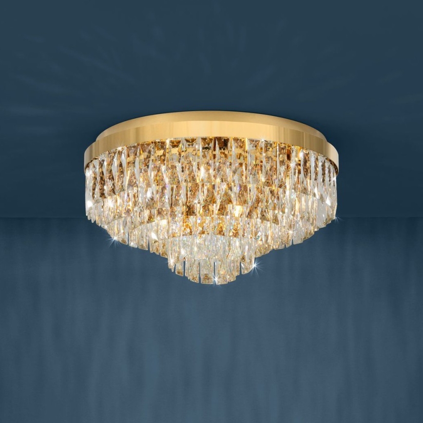 Eglo - Plafond Lamp 11xE14/40W/230V goud