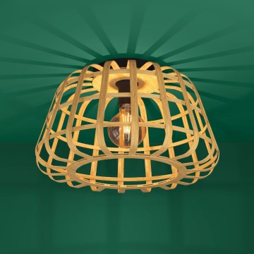 Eglo - Plafondlamp 1xE27/40W/230V bamboe