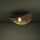 Eglo - Plafondlamp 1xE27/40W/230V zwart/goud