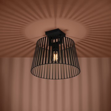 Eglo - Plafondlamp 1xE27/40W/230V zwart