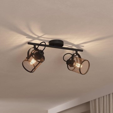 Eglo - Plafondspotlamp 2xE27/40W/230V