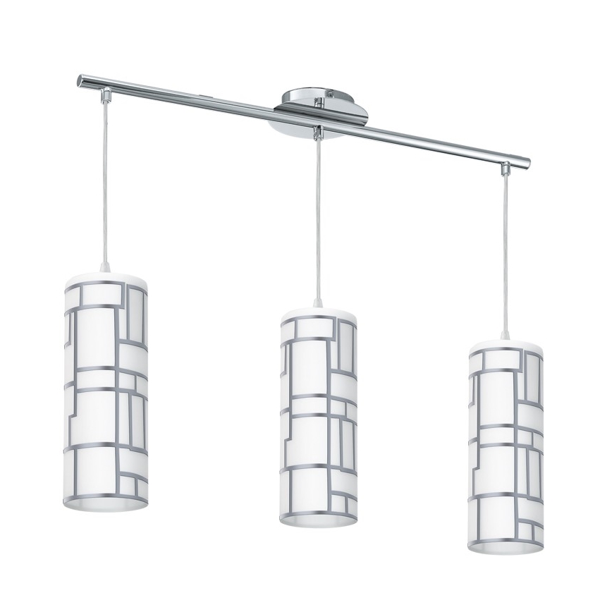 Eglo - Reserve glas voor kroonluchter en lampen BAYMAN wit/glanzend chroom