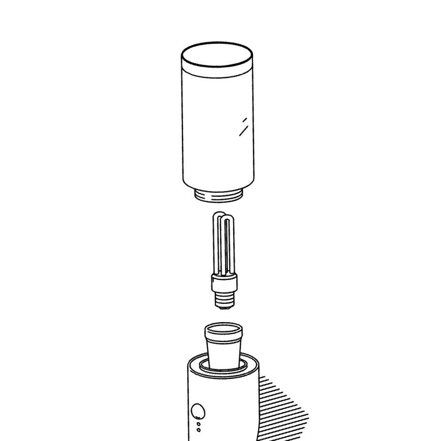 Eglo - Vervangende lampenkap voor buitenlamp HELSINKI diameter 7,5 cm