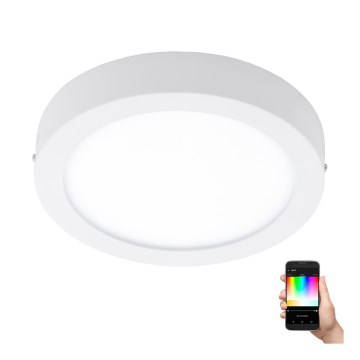 Eglo - RGBW dimbare plafondlamp FUEVA-C LED/21W/230V