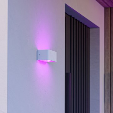 Eglo - RGBW-LED dimbare buitenwandlamp LED/10W/230V 2700-6500K IP55 wit