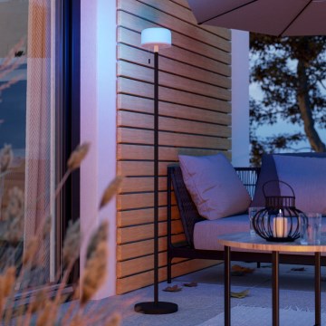 Eglo - RGBW LED-dimbare oplaadbare buitenvloerlamp LED/2,2W/3,7V 3000K 2200 mAh IP54