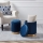 Eglo - SET 2x Krukje diameter 31,5/36 cm blauw/goud