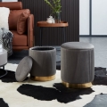 Eglo - SET 2x Krukje diameter 31,5/36 cm grijs/goud