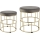 Eglo - SET 2x Krukje grijs/goud
