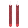 Eglo - SET 2x LED Candle LED/1xAAA 15 cm rood