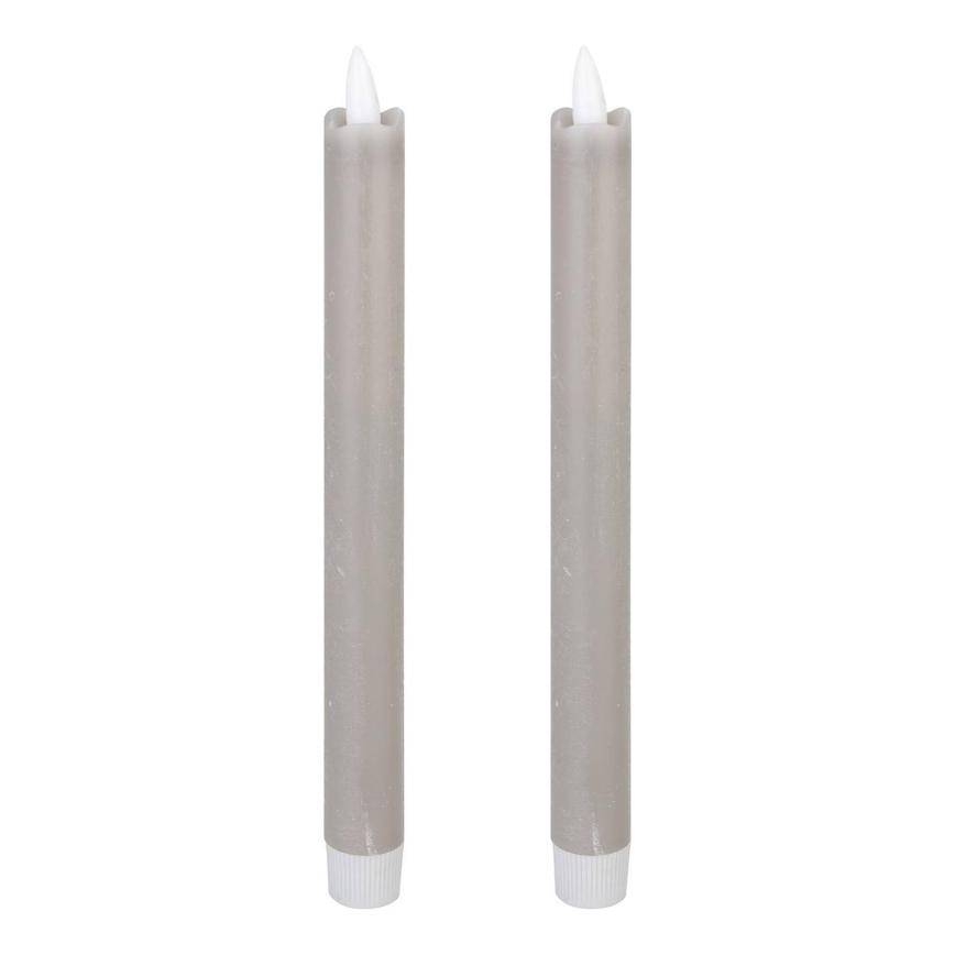 Eglo - SET 2x LED Candle LED/1xAAA 24,5 cm grijs
