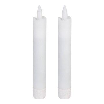 Eglo - SET 2x LED-kaars LED/1xAAA 15 cm wit