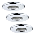 Eglo - SET 3x LED-badkamerarmatuur IGOA LED/3,3W/230V IP44
