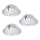 Eglo - SET 3x LED Inbouwlamp PINEDA 1xLED/6W/230V