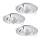 Eglo - SET 3x LED Inbouwlamp TEDO 3xGU10-LED/5W/230V