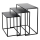 Eglo - SET 3x Zijtafel zwart
