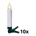 Eglo - Set van 10 LED-verlichting voor kerstboom LED/0,06W/1xAAA