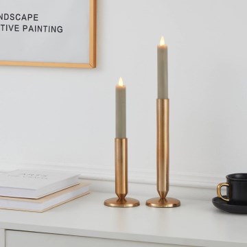 Eglo - SET van 2x LED-kaars LED/1xAAA 15 cm beige