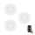 Eglo - SET van 3 dimbare LED inbouwspots FUEVA-Z LED/2,8W/230V IP44