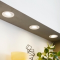Eglo - Set van 3 inbouwspots SARTIANO LED/5W/230V