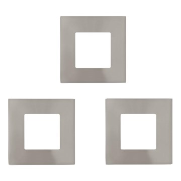 Eglo - Set van 3 LED-inbouwspots FUEVA LED/2,7W/230V 8,5x8,5 cm