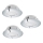 Eglo - Set van 3 LED-inbouwspots PINEDA LED/6W/230V
