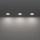 Eglo - Set van 3 LED inbouwspots voor badkamer LED/4,9W/230V 2700/4000/6500K Ø 8,8 cm IP65 wit