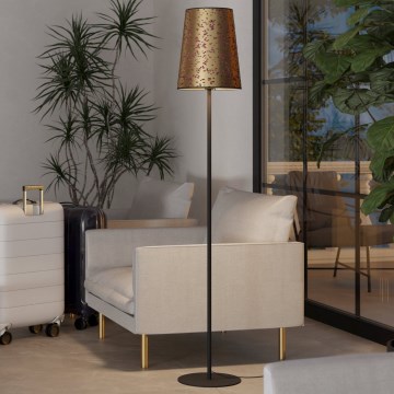 Eglo - Staande Lamp 1xE27/25W/230V goud/roze