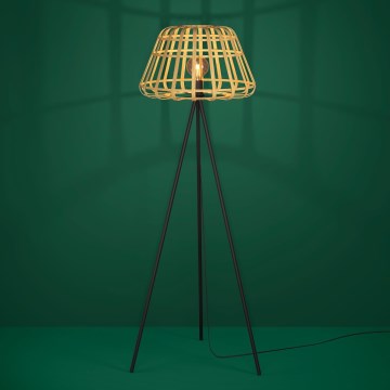 Eglo - Staande Lamp 1xE27/40W/230V bamboe
