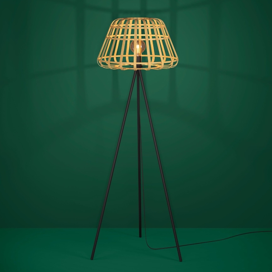 Eglo - Staande Lamp 1xE27/40W/230V bamboe