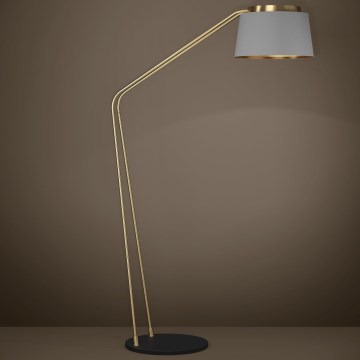 Eglo - Staande Lamp 1xE27/40W/230V grijs/goud