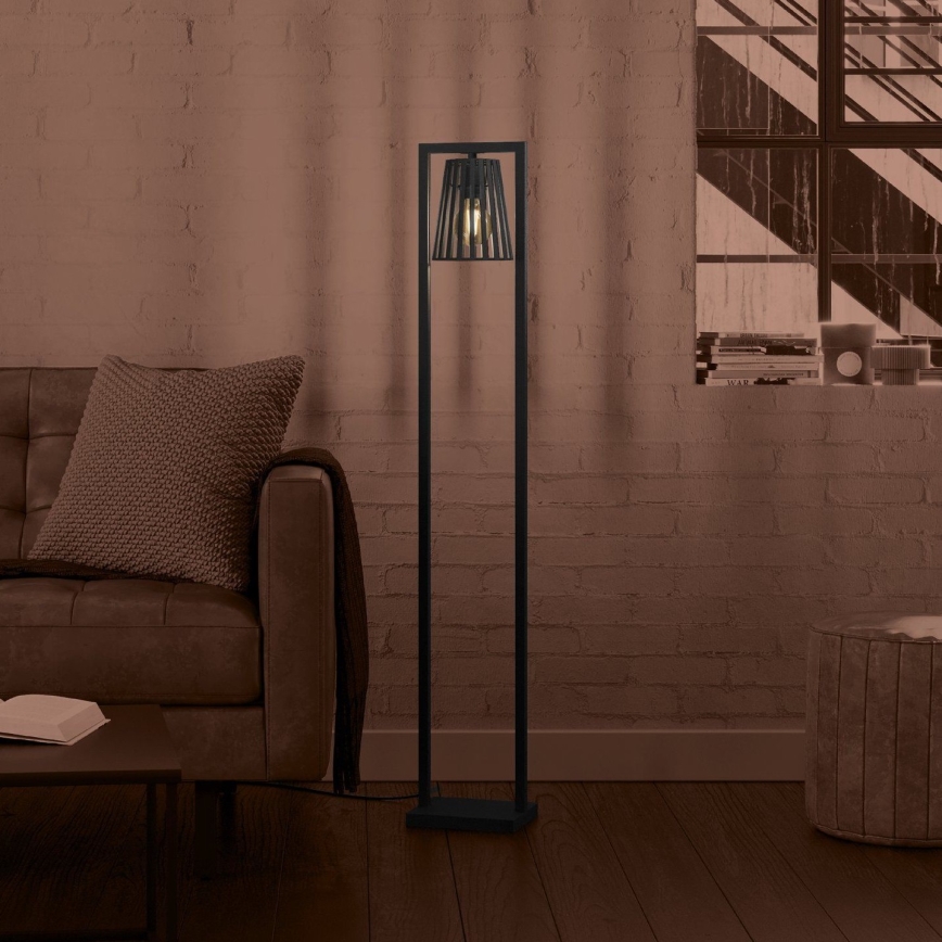 Eglo - Staande Lamp 1xE27/40W/230V zwart