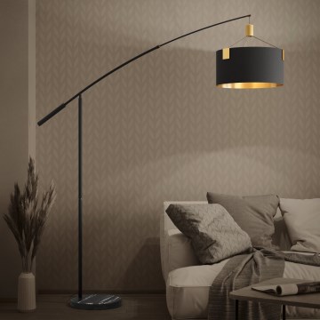 Eglo - Staande Lamp 3xE27/40W/230V zwart/goud