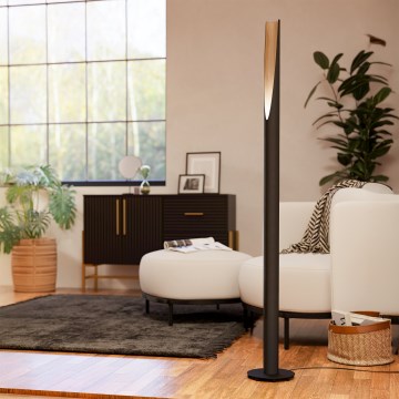 Eglo  - Staande LED Lamp 1xGU10/4,5W/230V 3000K zwart/bruin