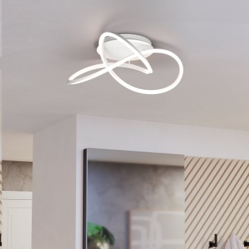 Eglo Stars of Light - LED-dimbare plafondlamp LED/40W/230V 2200-6500K Ø 83 cm wit + afstandsbediening