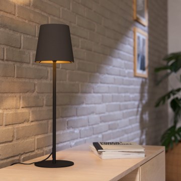 Eglo - Tafellamp 1xE14/40W/230V zwart/bruin