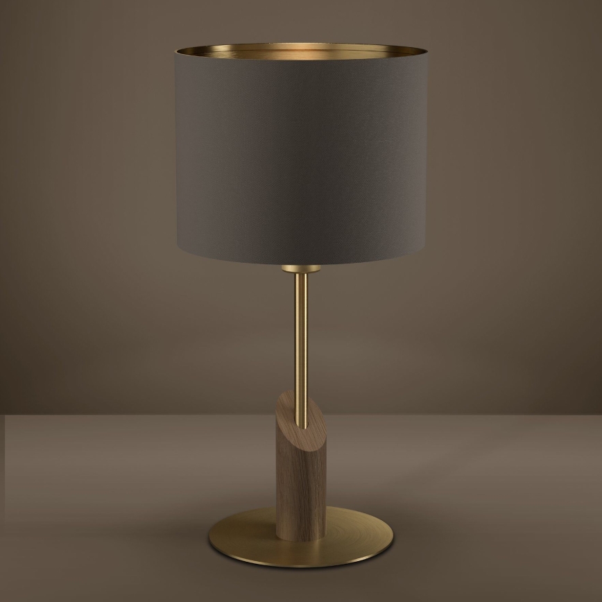 Eglo - Tafellamp 1xE27/40W/230V bruin/goud